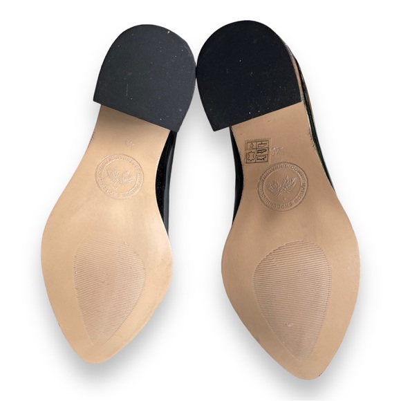 Maison Shoeshibar Designer Patent Leather Boots Slip On Pointed Toe - Picture 11 of 12